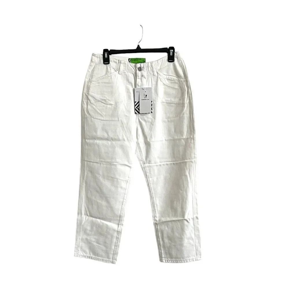 FREE PEOPLE X Sandrine Rose White Jeans